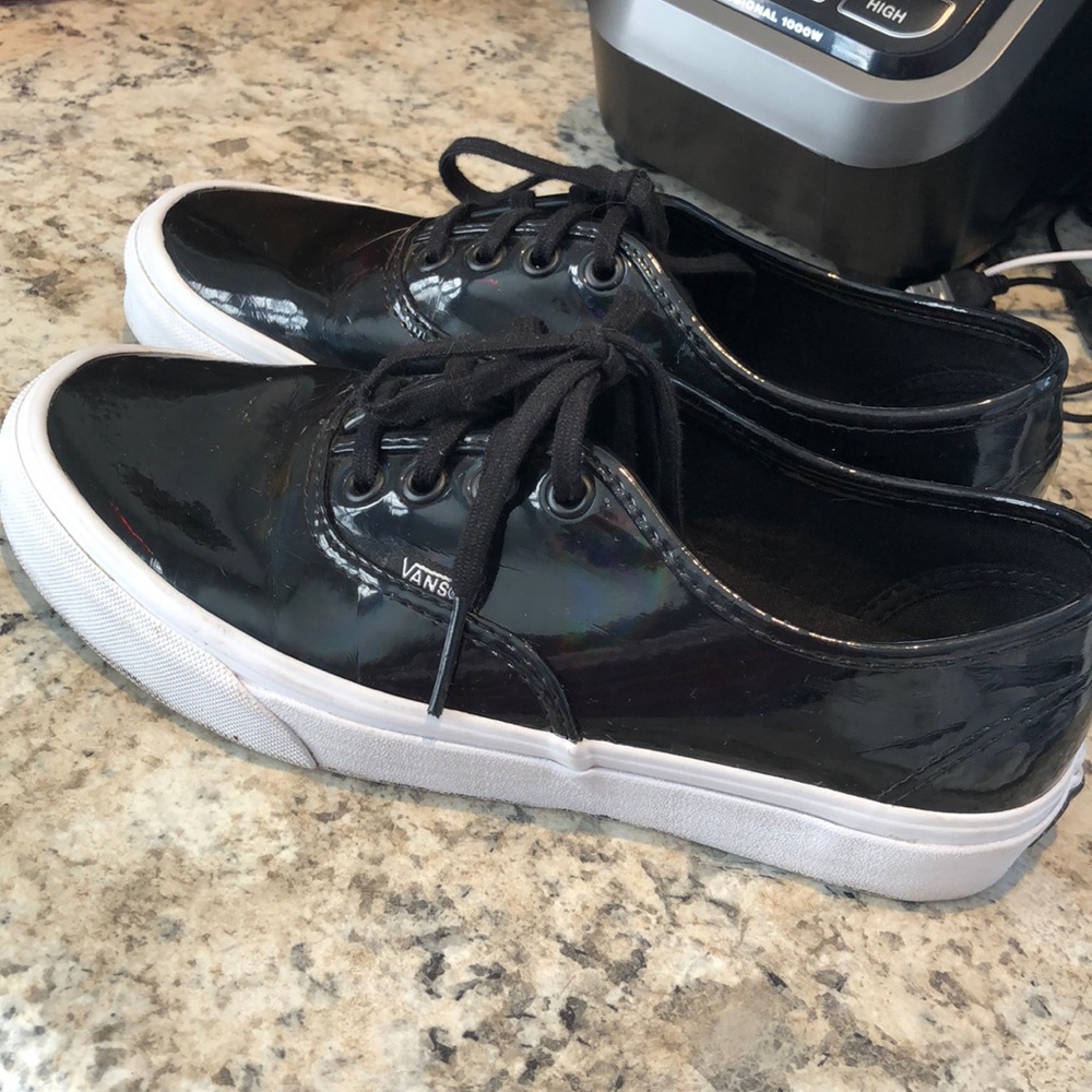 Black Holographic Vans!!